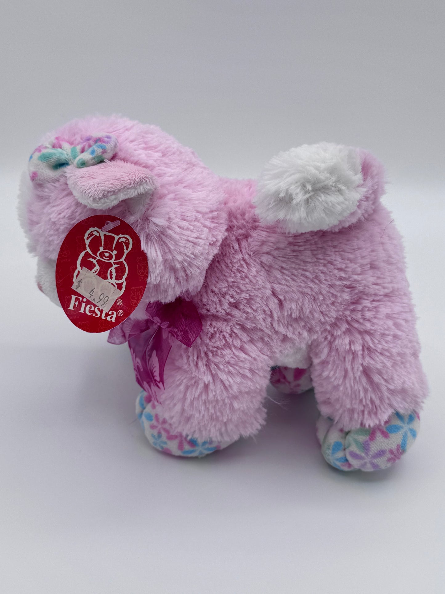 Light Pink Plush Cat Stuffed Animal