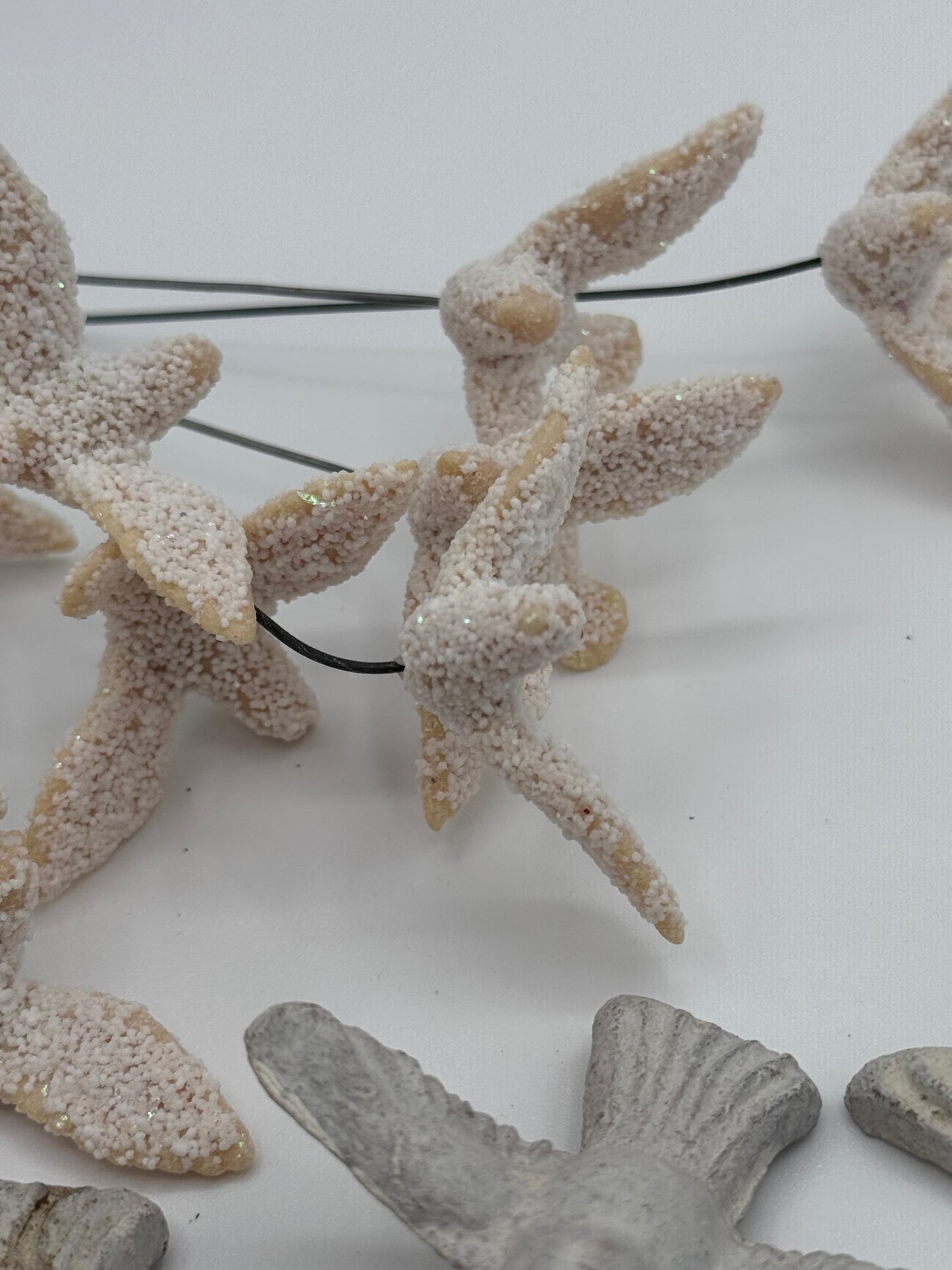 Set of 28 Small Ceramic Seagull and Sparkle Generic Birds For Crafts