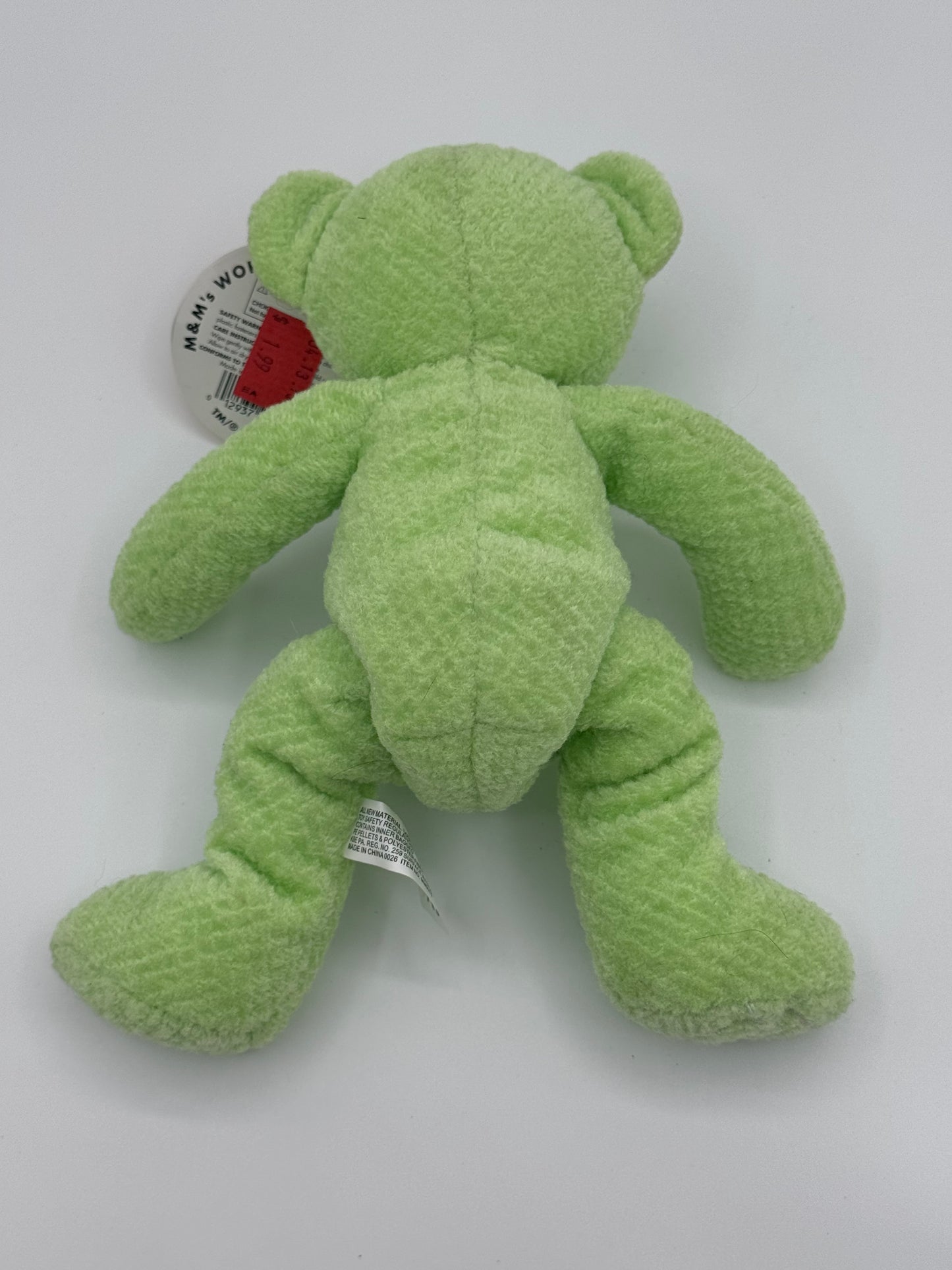 M&M’s World Lime Green August Bean Bear