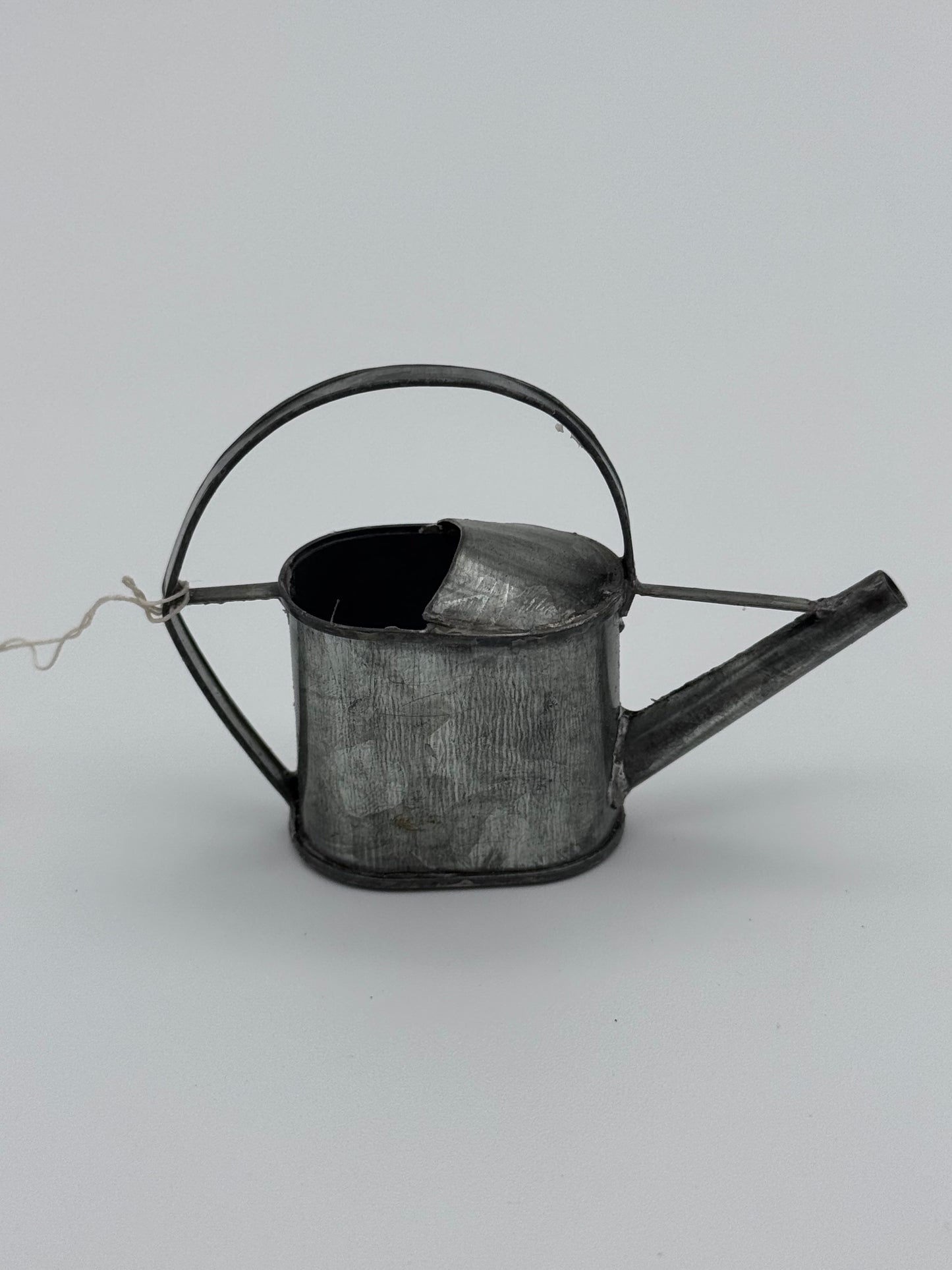 Dollhouse Teeny Tiny Watering Can Vintage Tin Metal