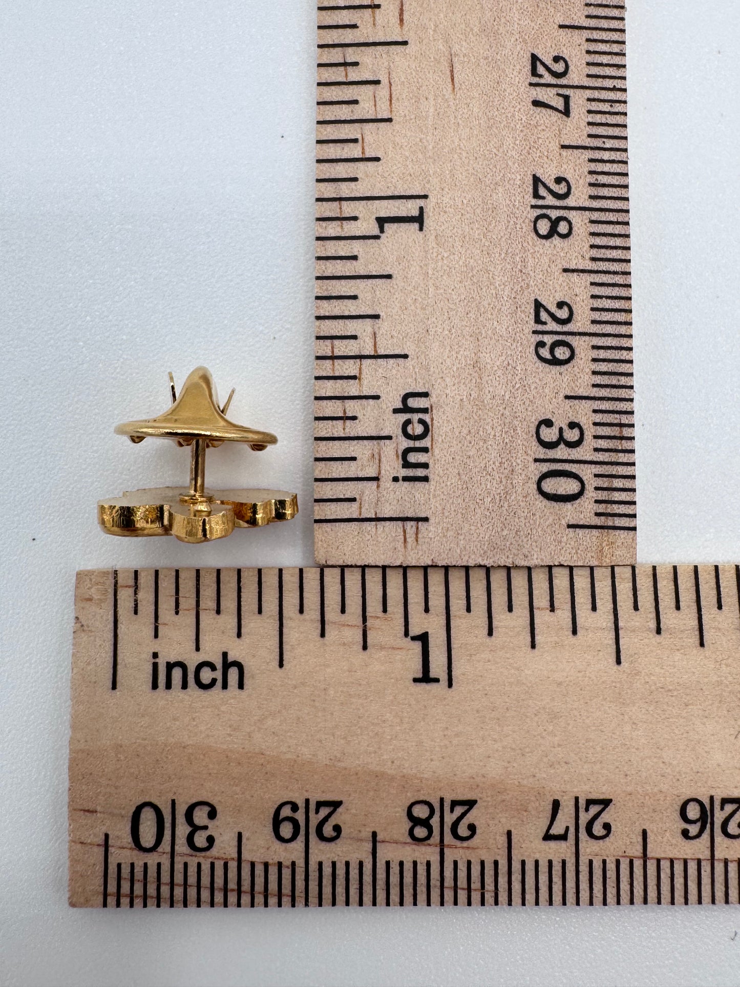 Elk Moose Head Lodge Vintage Gold Lapel Pin