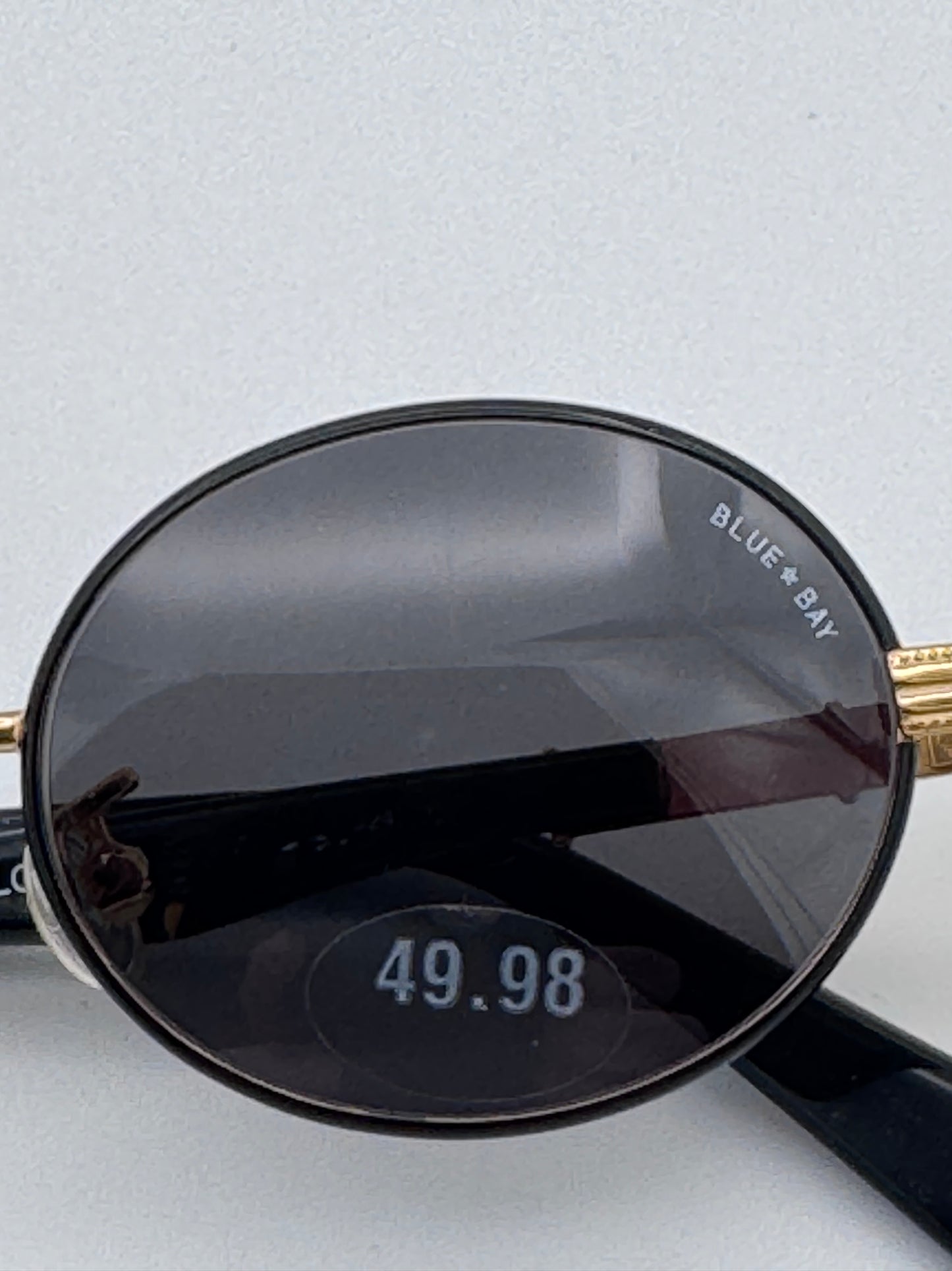 Blue Bay By Sifilo 90’s Black and Gold Wire Made in Italy Vintage Sunglasses NOS Love Bay/s