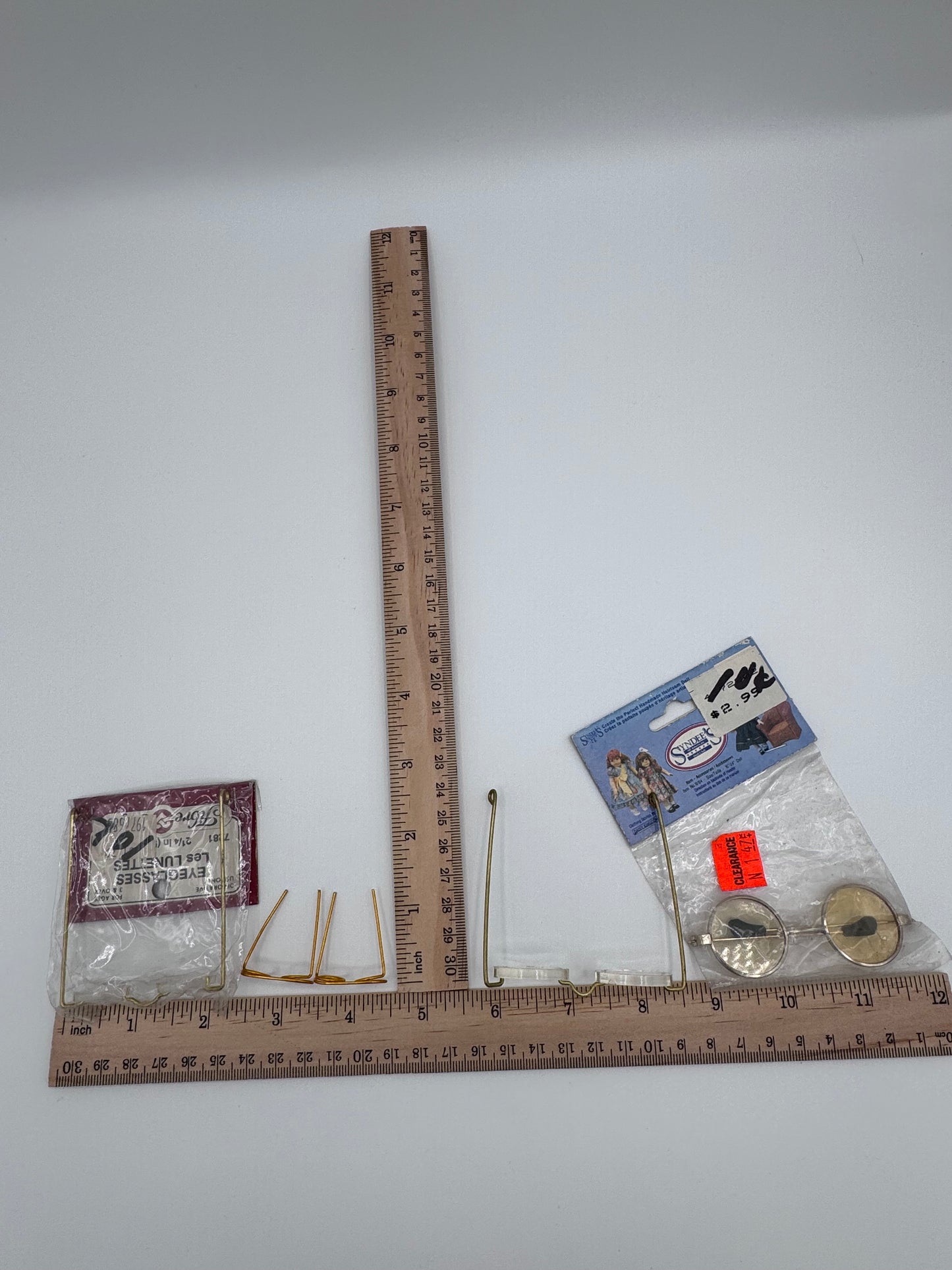 Set of 5 Various Size Doll Glasses Accessories for Doll Making