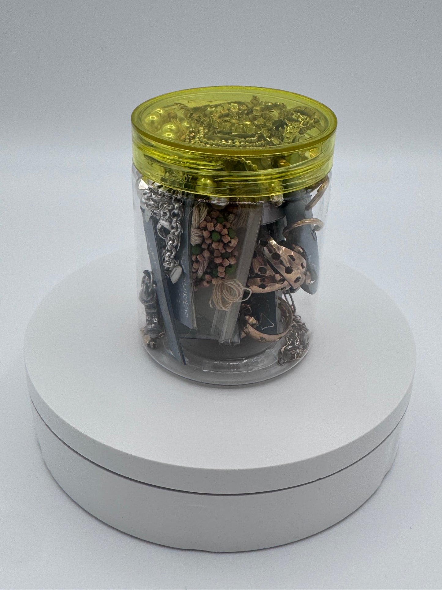 Mystery Mixed Jewelry Jar 8oz Vintage After Thoughts Brand and Never Worn