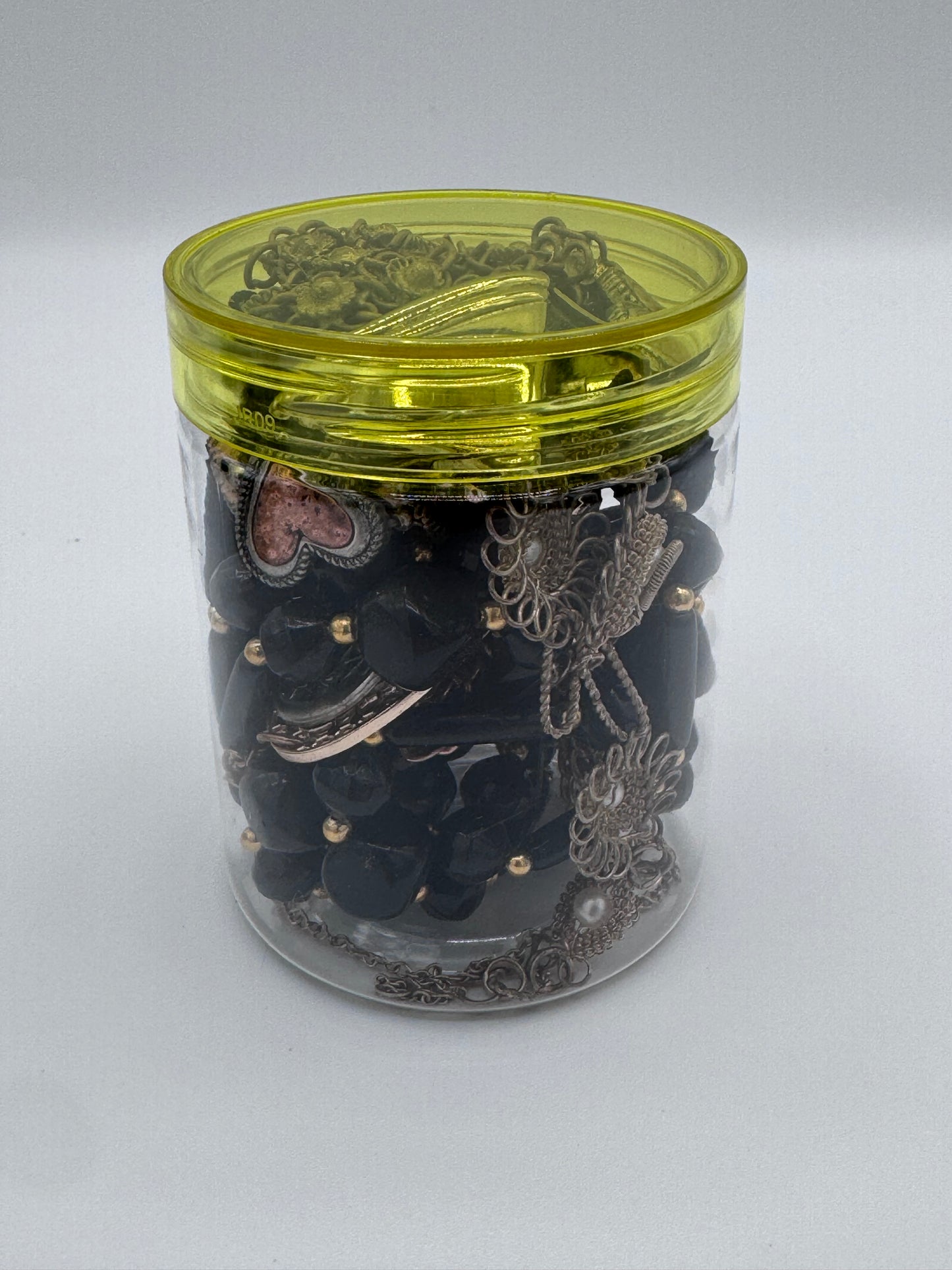 Mystery Mixed Jewelry Jar 8oz Plus MORE Vintage Bulky Items