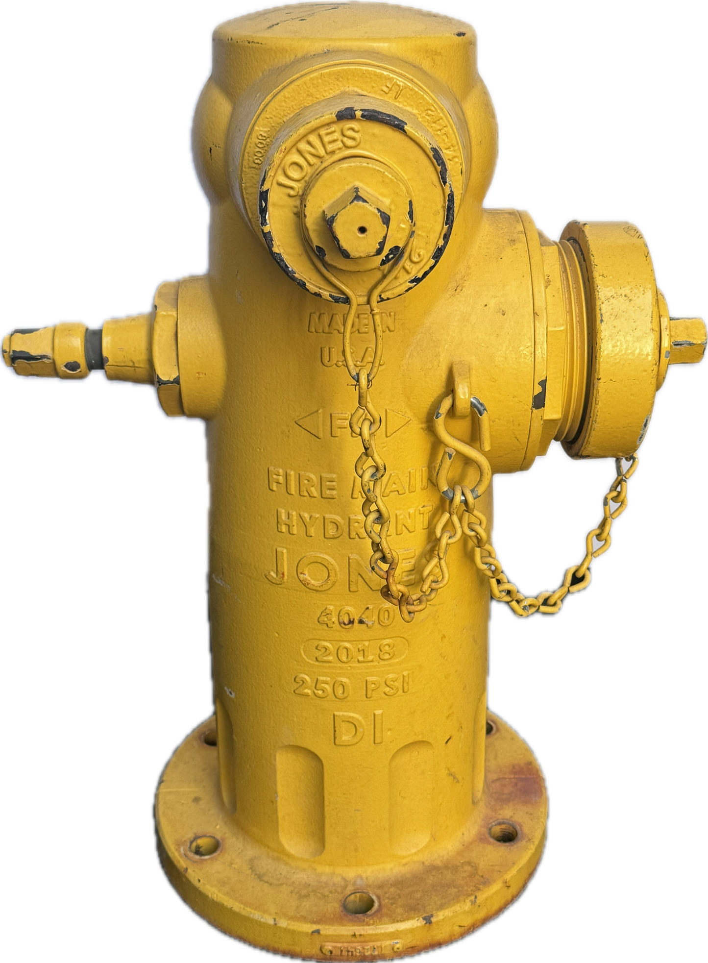 2018 Yellow Fire Hydrant