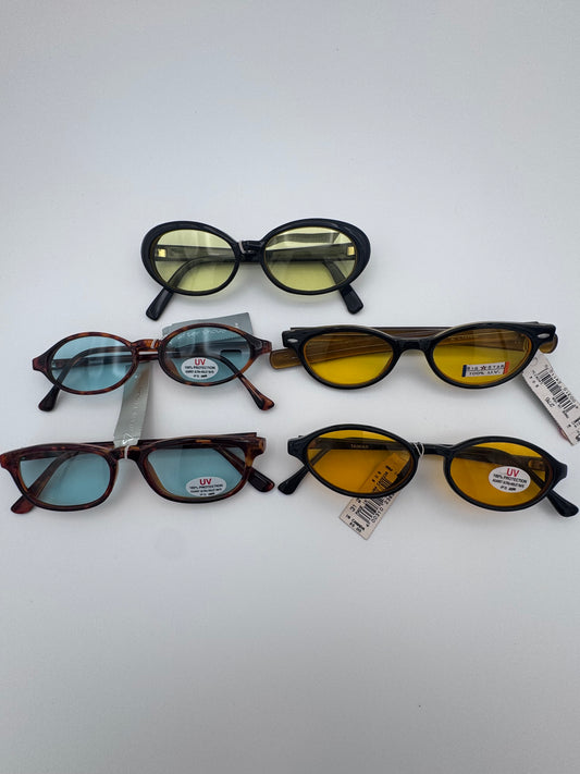Fashion Sunglasses Eyewear Plastic Frame Set of 5 Mixed Assorted Styles and Colors Lot 11