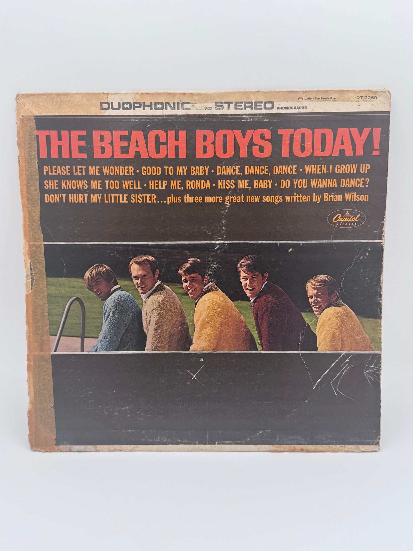 The Beach Boys Today! Beach Boys 1965 Vintage Vinyl Record