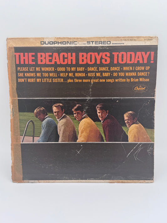 The Beach Boys Today! Beach Boys 1965 Vintage Vinyl Record