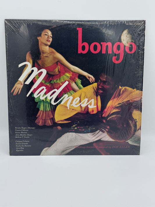 Bongo Madness Don Ralke 1957 Vintage Vinyl Record