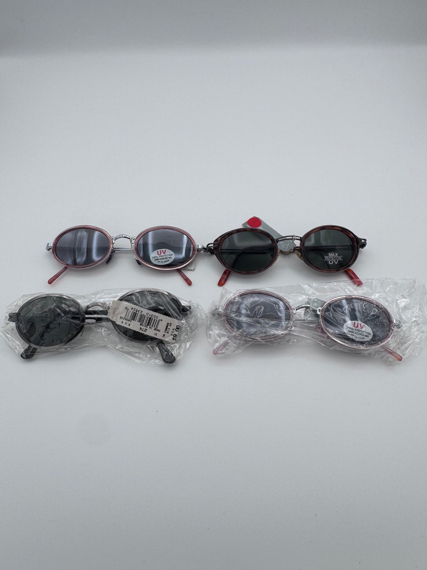 Fashion Sunglasses Eyewear Metal Frame Set of 4 Mixed Assorted Styles and Colors Lot 5