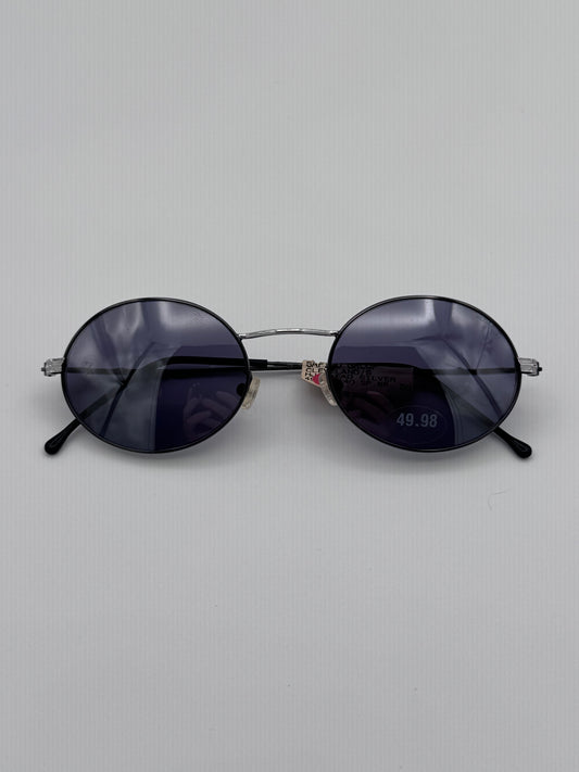 Blue Bay By Sifilo 90’s Silver Wire Made in Italy Vintage Sunglasses NOS Cleveland/S Lead Silver