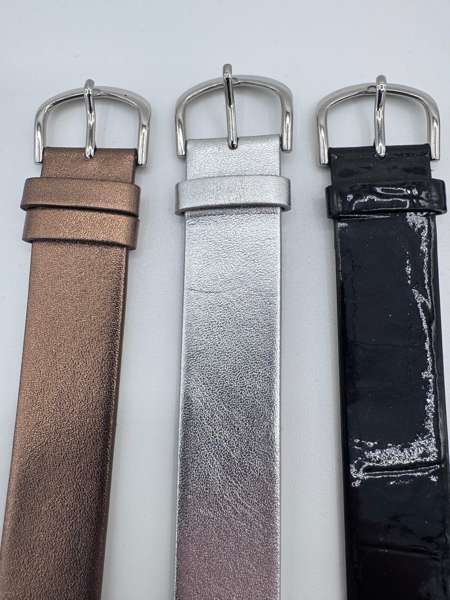Genuine Leather Watch Bands Set of 6 Different Colors