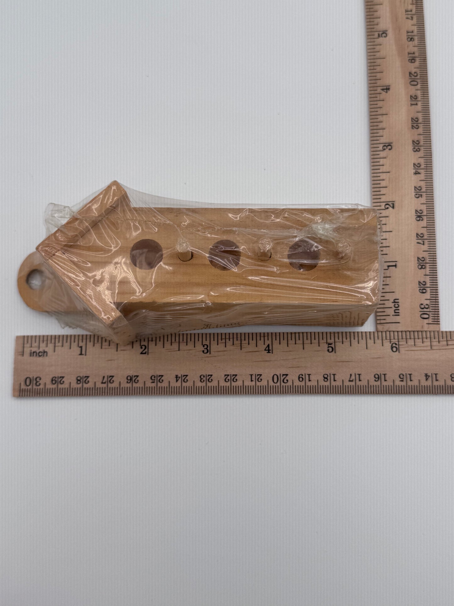 Set of 2 Wood Blank Small Tall Bird Houses