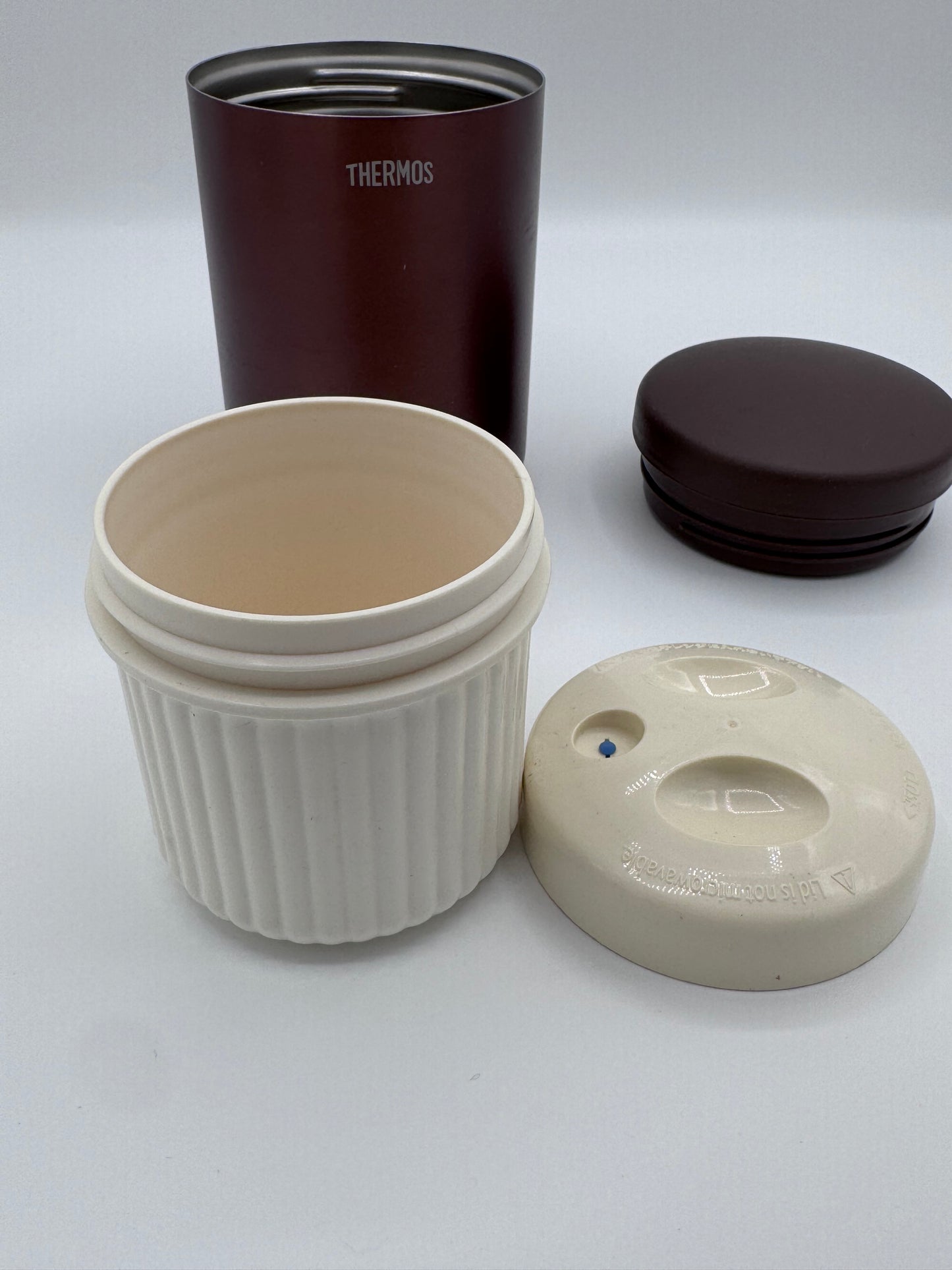 Brown Marron Thermos Vacuum Insulated Food Jar