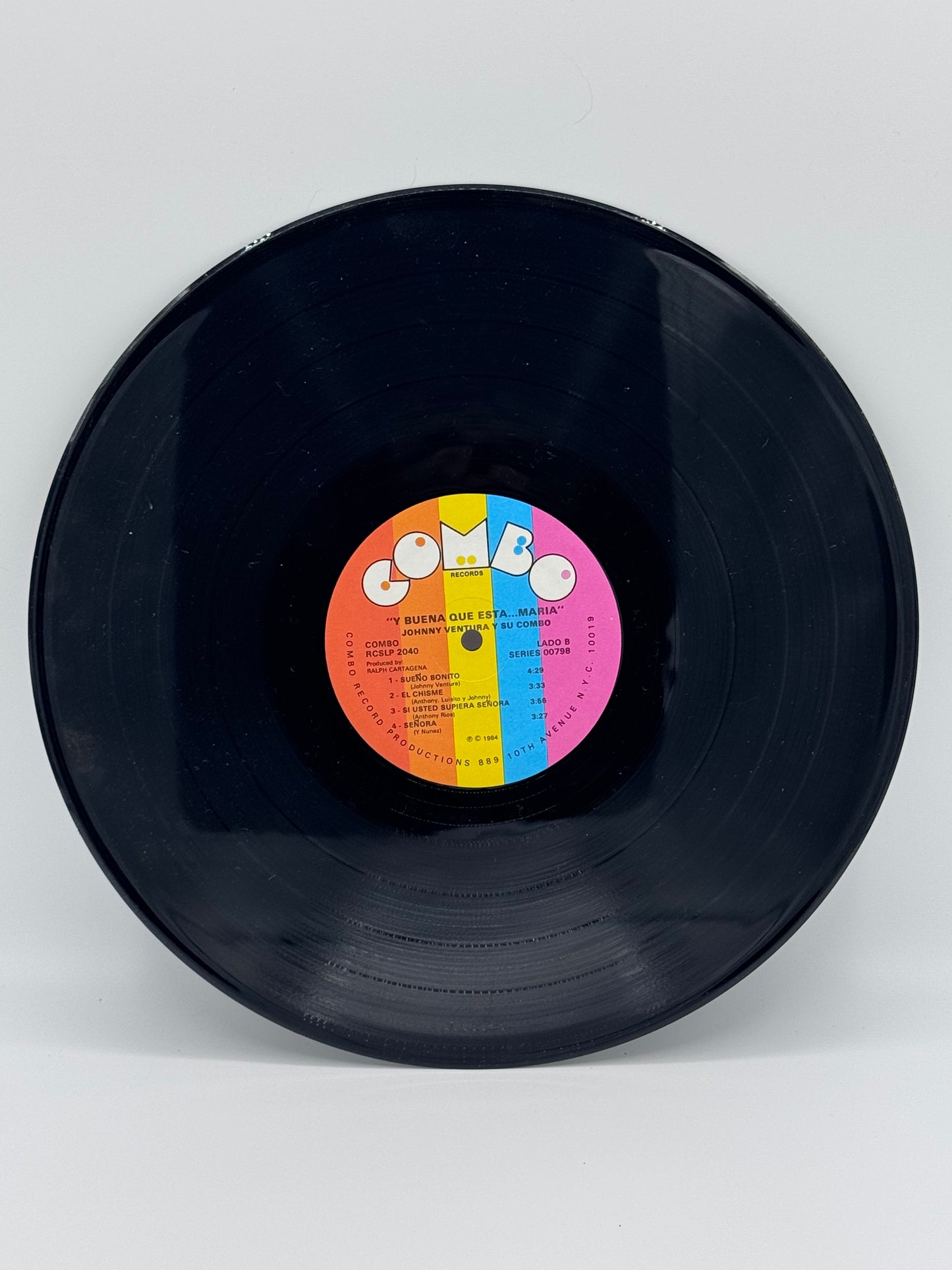 Y Buena Que Esta Maria Johnny Ventura 1984 Vintage Vinyl Record