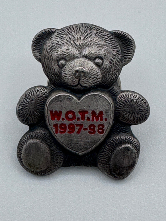 Woman of the Moose W.O.T.M 1997-98 Bear Vintage Pin