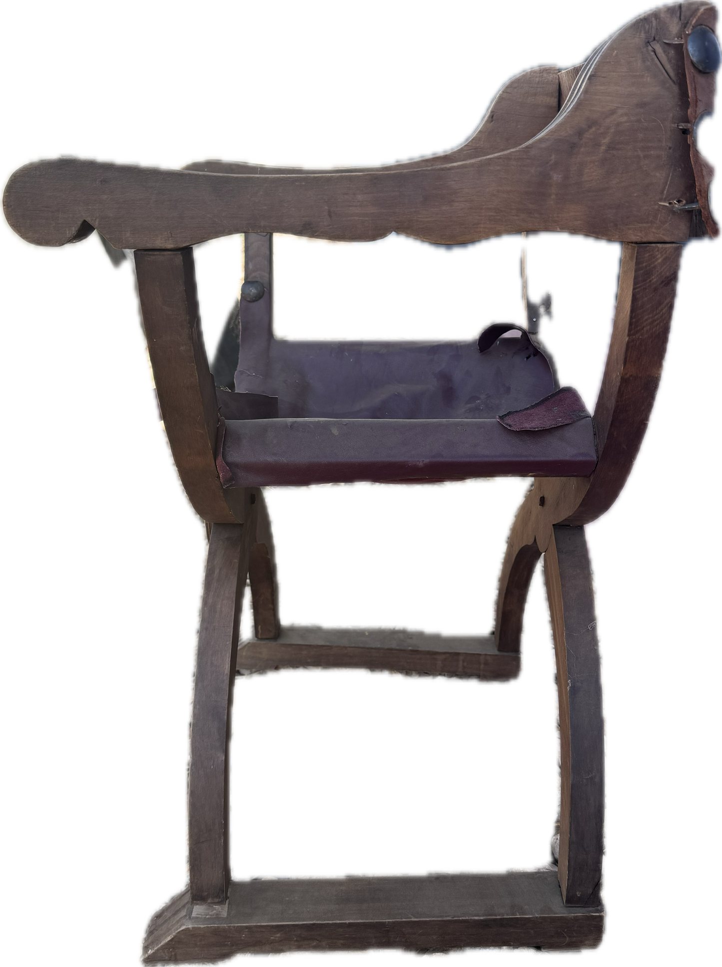 Savonarola Vintage Restorable Retired The Stewarts Dry Goods Co. Armchair
