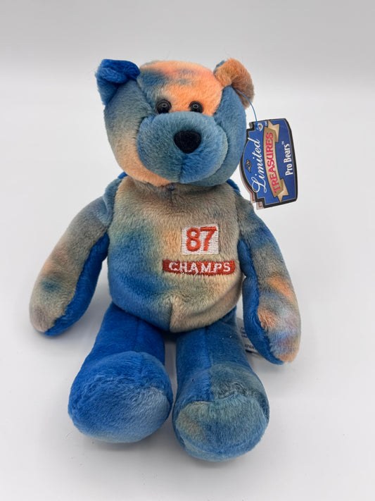 E. McCaffery 87 Limited Treasures Broncos Bean Bear