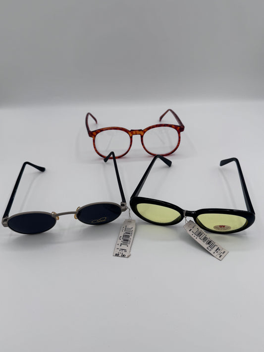 Fashion Sunglasses Eyewear Mixed Frame Set of 3 Mixed Assorted Styles and Colors Lot 13