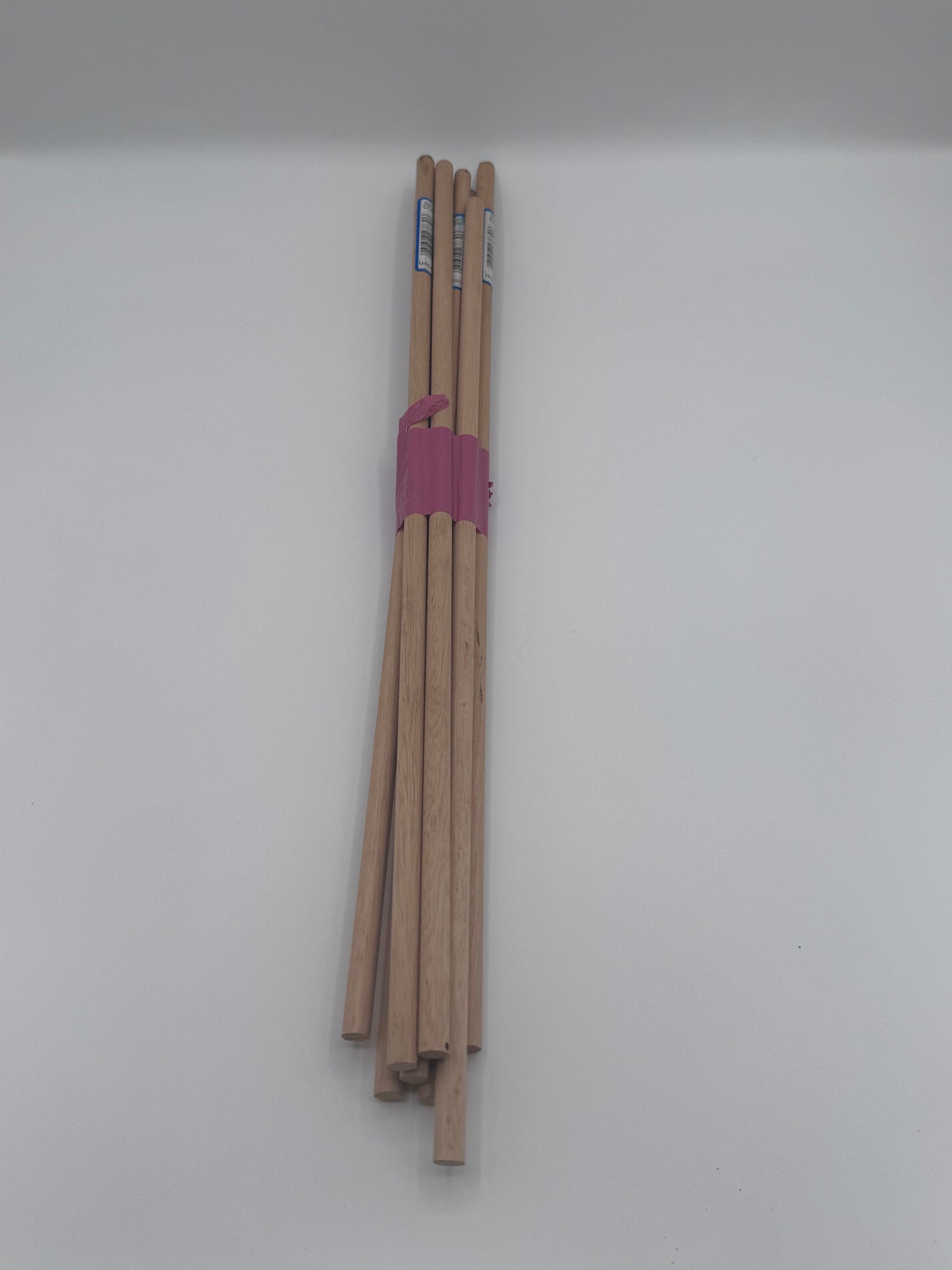 Pack of 8 3/8 inch Wood Dowels