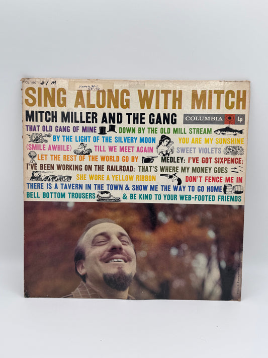 Sing Along with Mitch, Mitch Miller and the Gang 1958 Vintage Vinyl Record