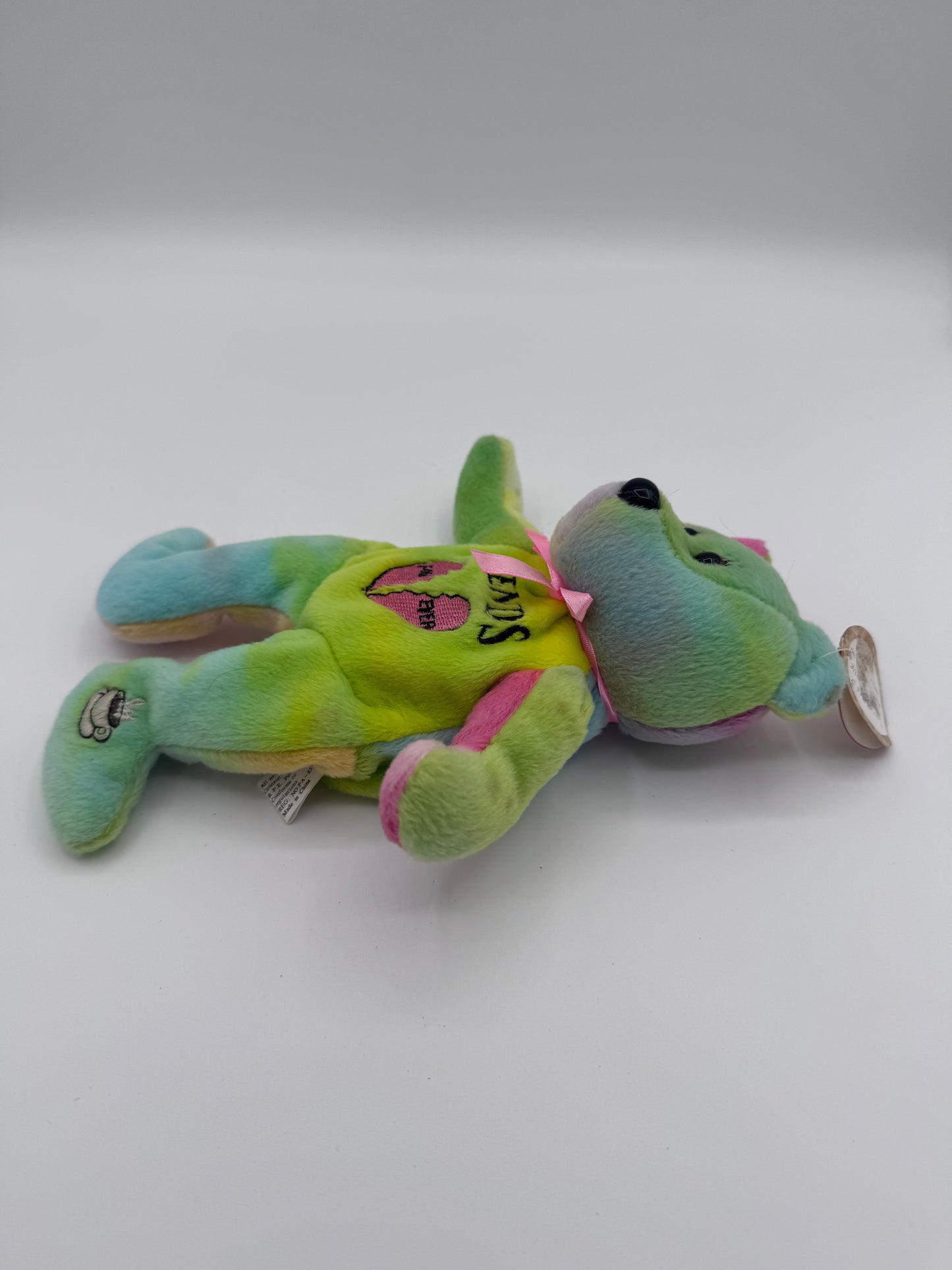 Friends TV Show Celebrity Tie Dye Bean Bear 2000