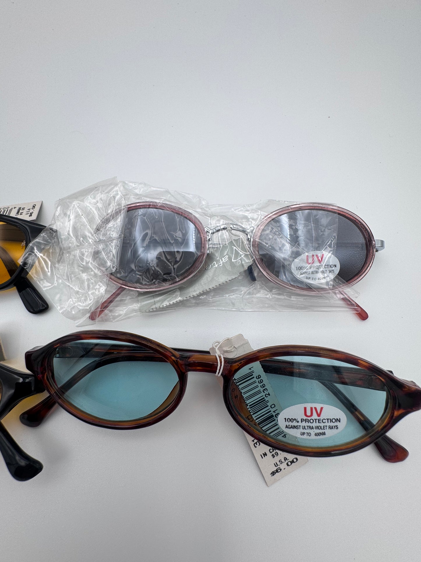 Fashion Sunglasses Eyewear Plastic Frame Set of 6 Mixed Assorted Styles and Colors Lot 10