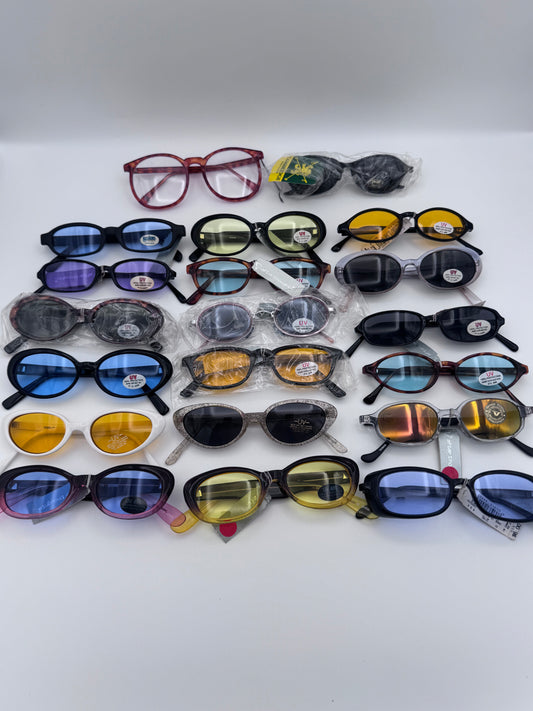 Fashion Sunglasses Eyewear Plastic Frame Set of 20 Mixed Assorted Styles and Colors Lot 6