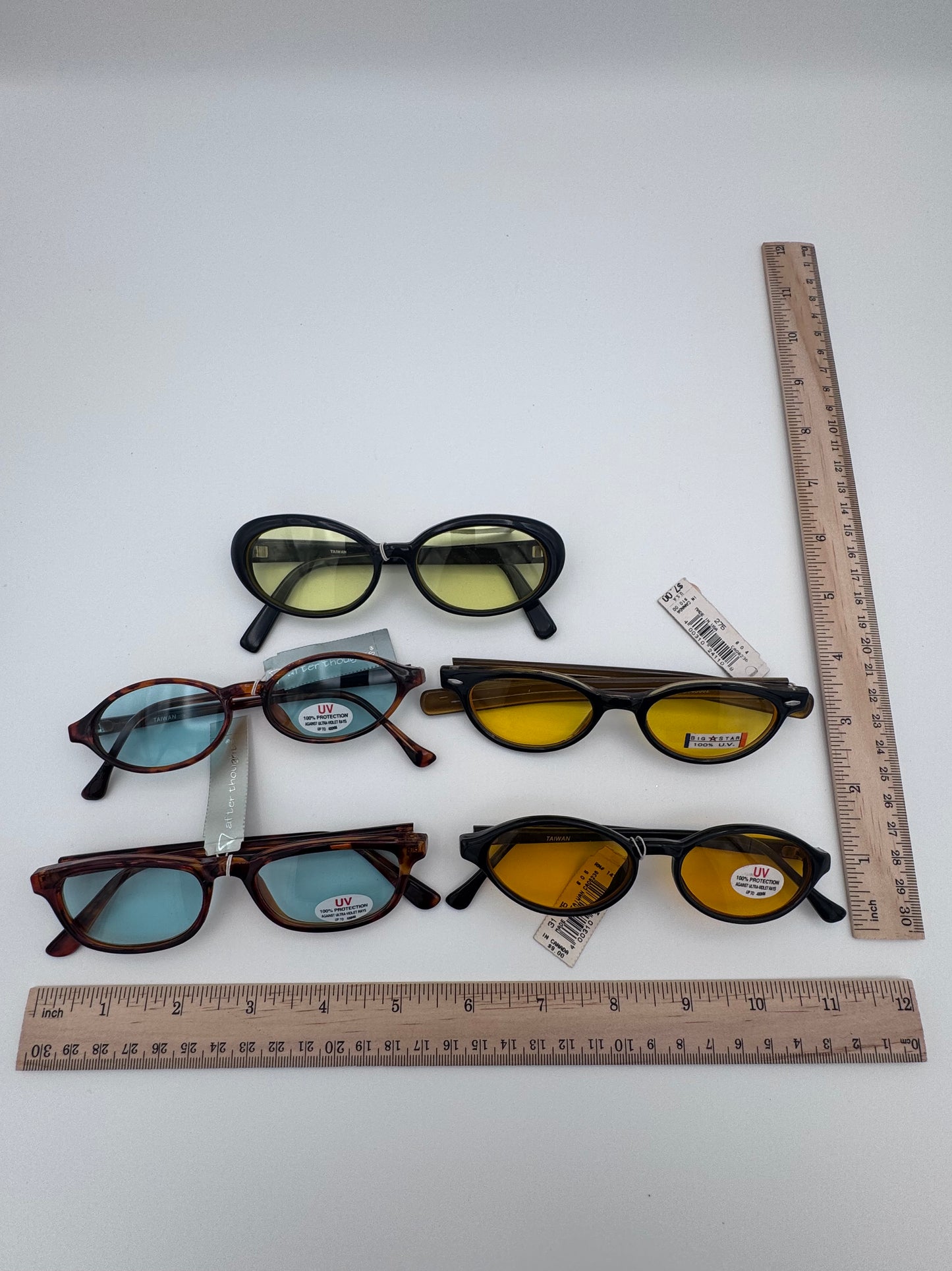 Fashion Sunglasses Eyewear Plastic Frame Set of 5 Mixed Assorted Styles and Colors Lot 11