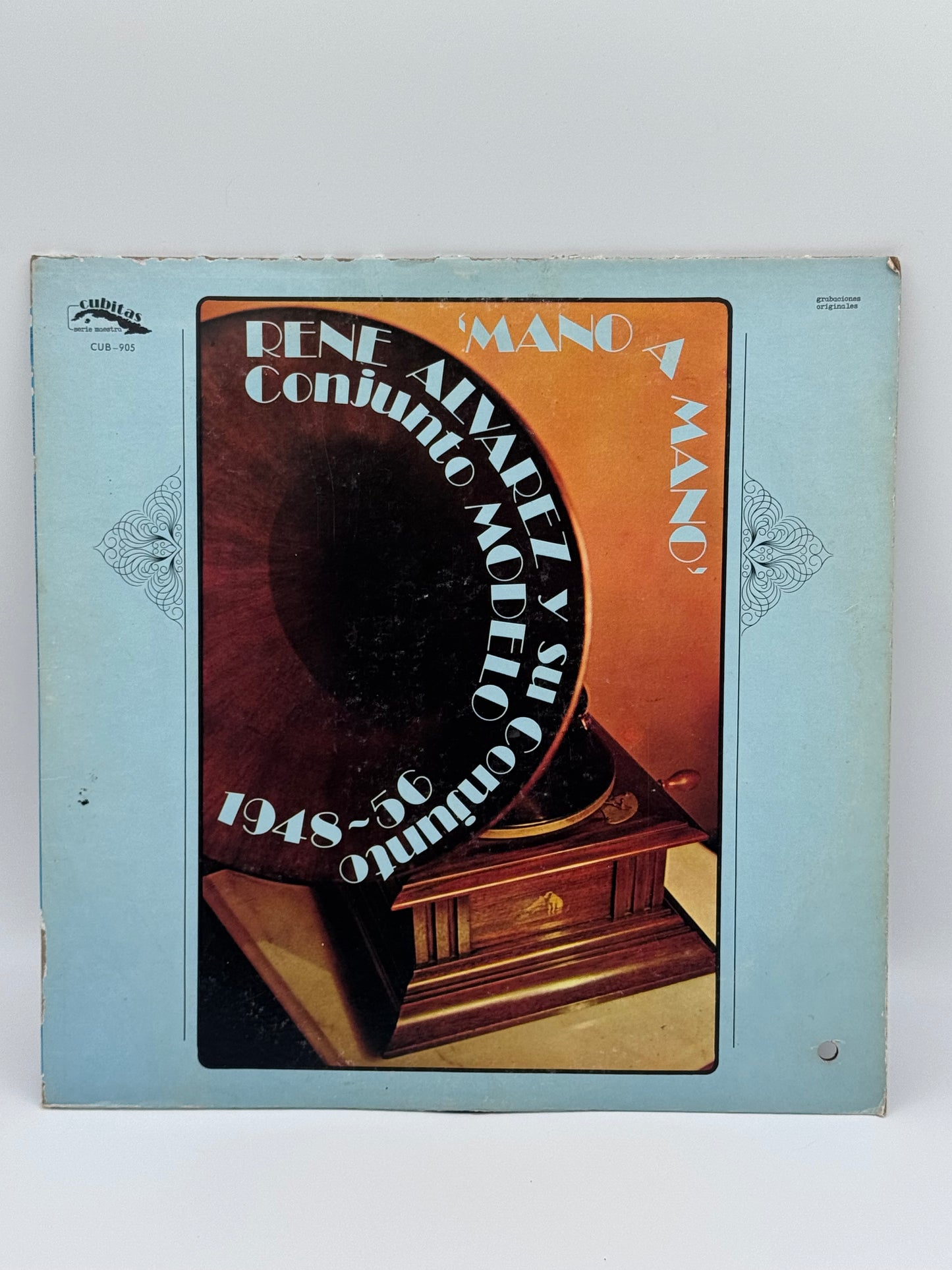 Mano a Mano Rene Alvarez y Su Conjunto Modelo 1976 Vintage Vinyl Record