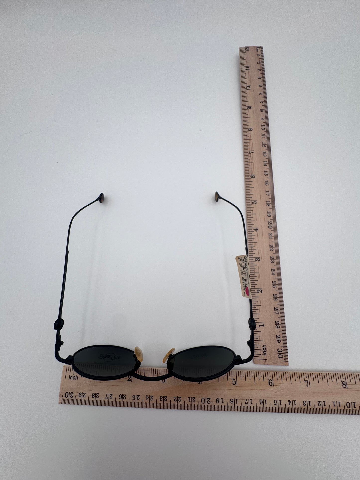 Blue Bay By Sifilo 90’s Black Wire Made in Italy Vintage Sunglasses NOS Malmo/S Black