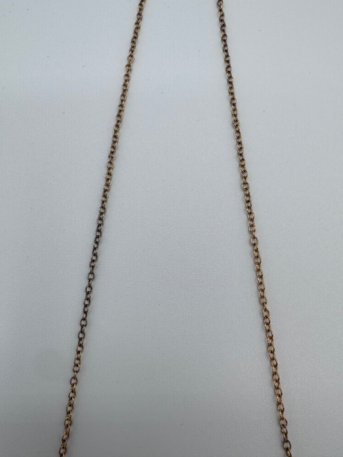 Gorjana Gold Plated Vintage Stick Curved Hammered Tanner Bar Necklace