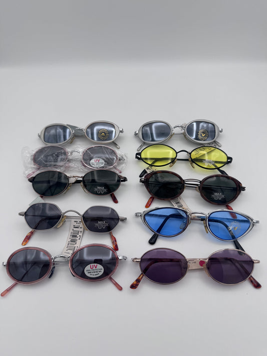 Fashion Sunglasses Eyewear Metal Frame Set of 10 Mixed Assorted Styles and Colors Lot 3