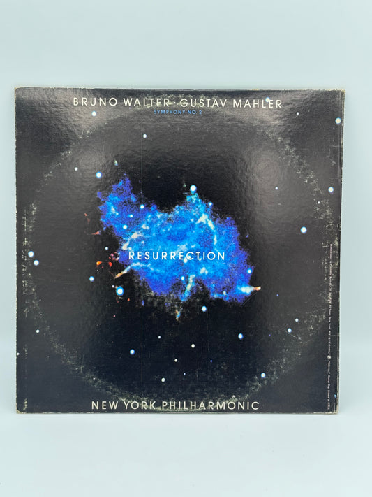 Resurrection Bruno Walter Gustav Mahler Symphony No. 2 1971 Vintage Vinyl Records Set of 2