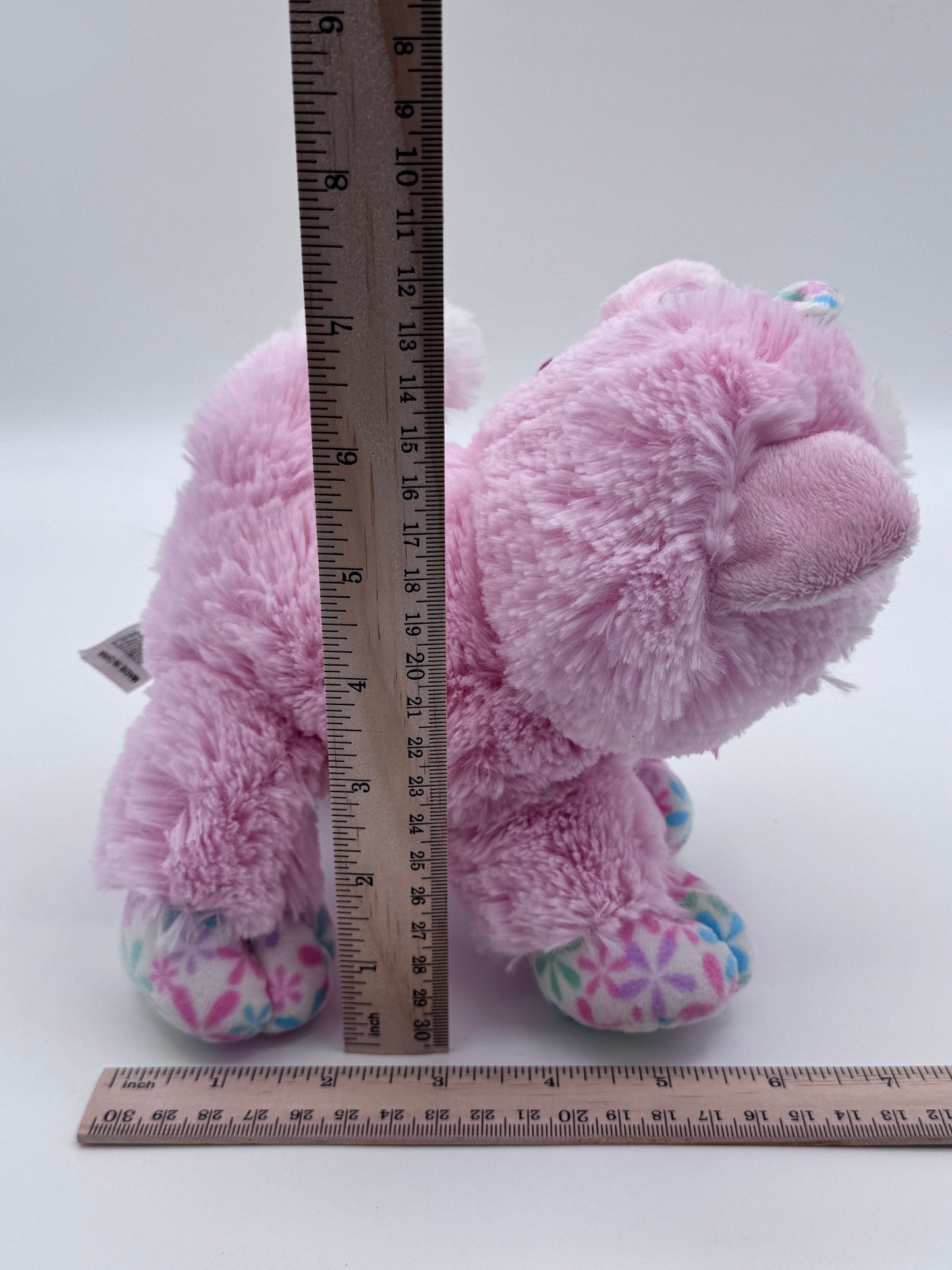 Light Pink Plush Cat Stuffed Animal