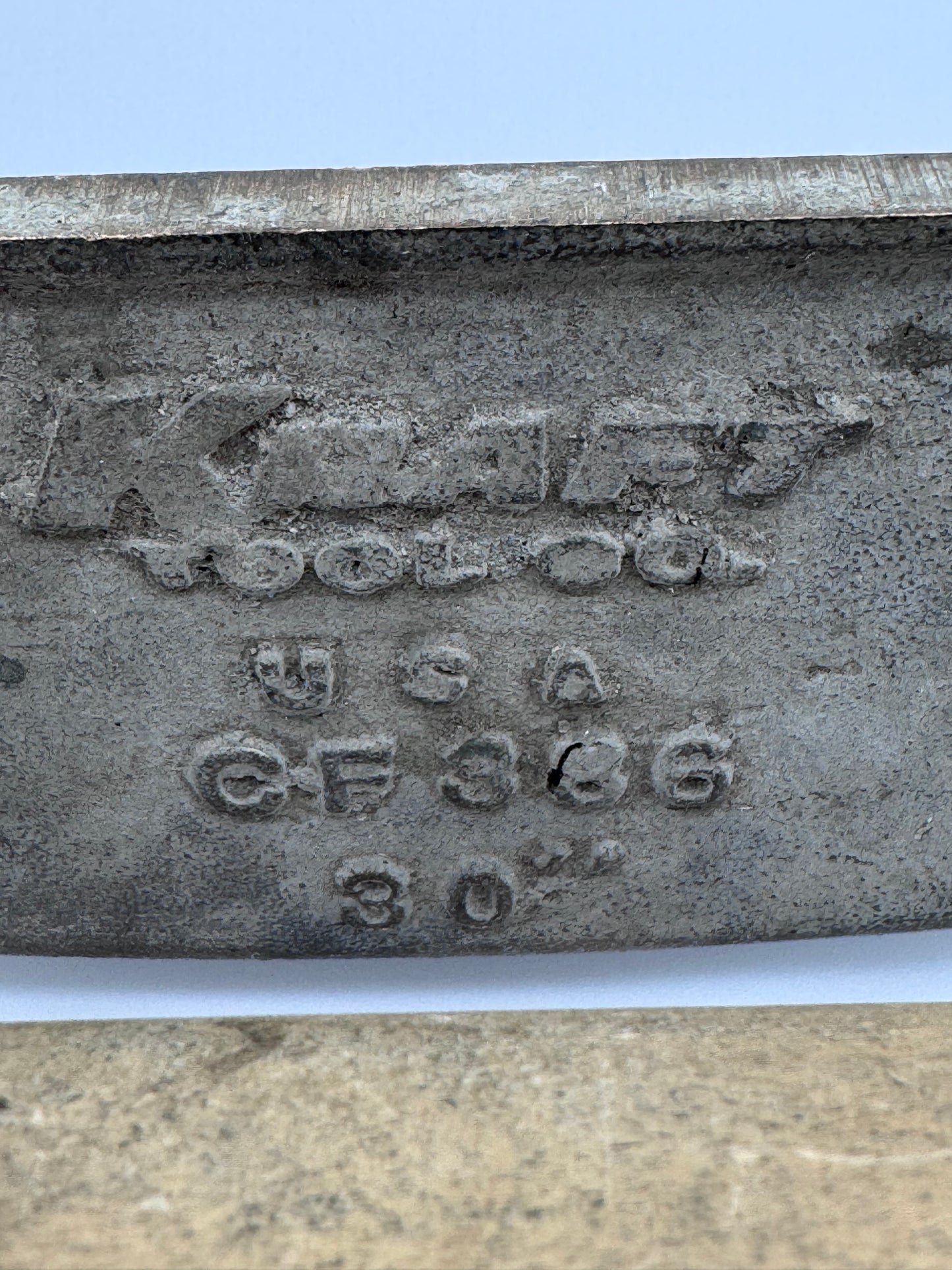 Kraft Tool Co CF 386 Vintage Cast Iron Cement Edger