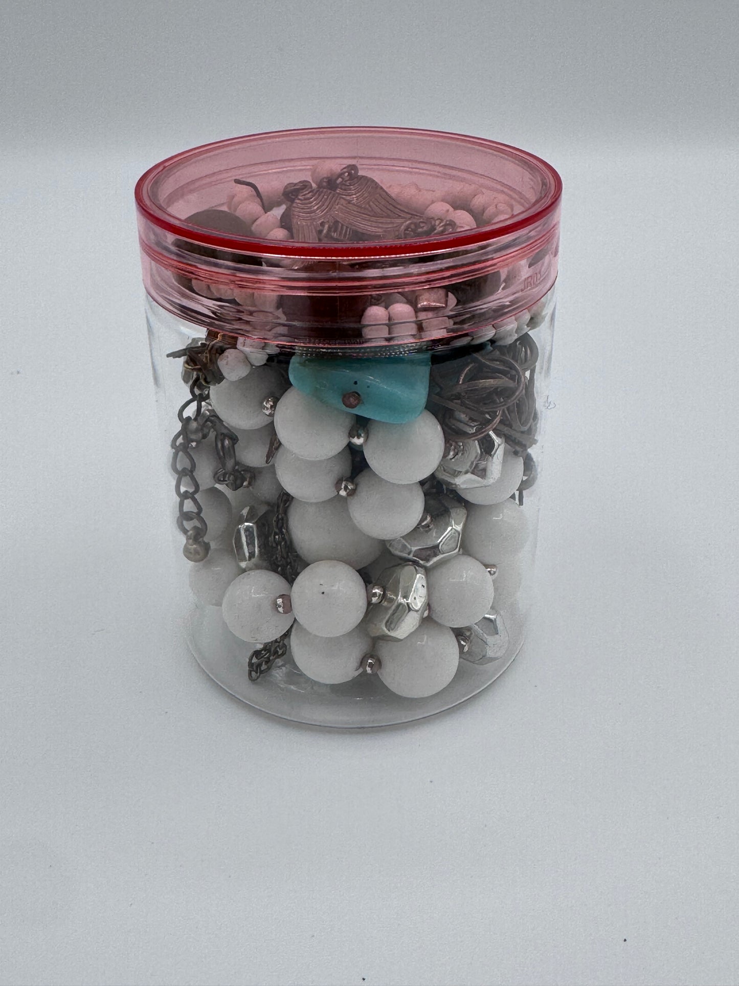 Mystery Mixed Jewelry Jar 8oz Plus MORE Vintage Bulky Items