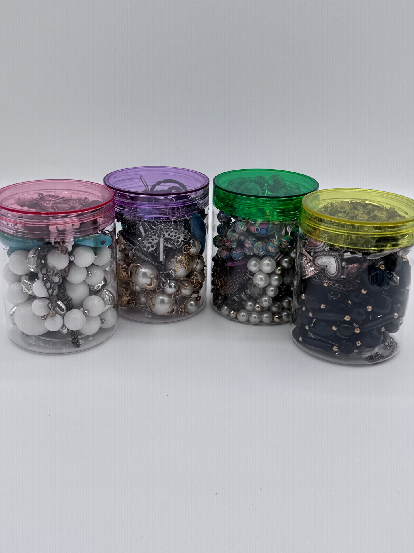 Mystery Mixed Jewelry Jar 8oz Plus MORE Vintage Bulky Items
