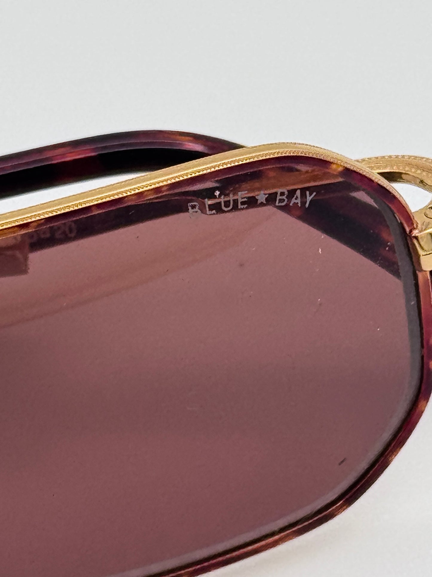 Blue Bay By Sifilo 90’s Gold Wire Tortoise Made in Italy Vintage Sunglasses NOS Cayo Grande/S Goldlighthvn
