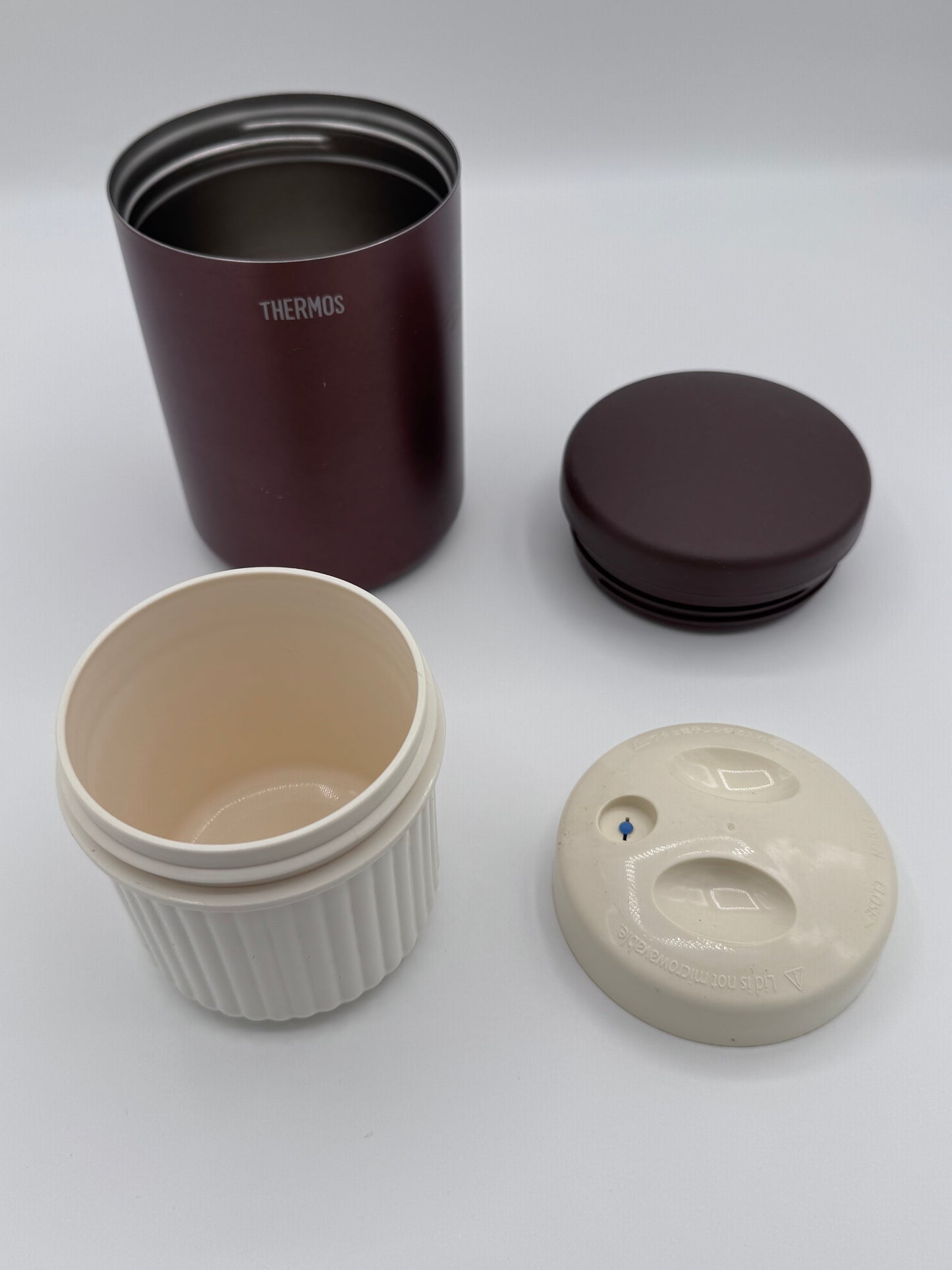 Brown Marron Thermos Vacuum Insulated Food Jar