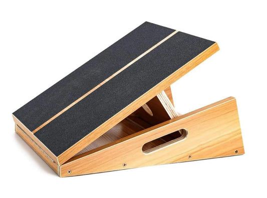 Calf Stretcher Professional Wooden Slant Board, Adjustable Incline Board Stretch Board