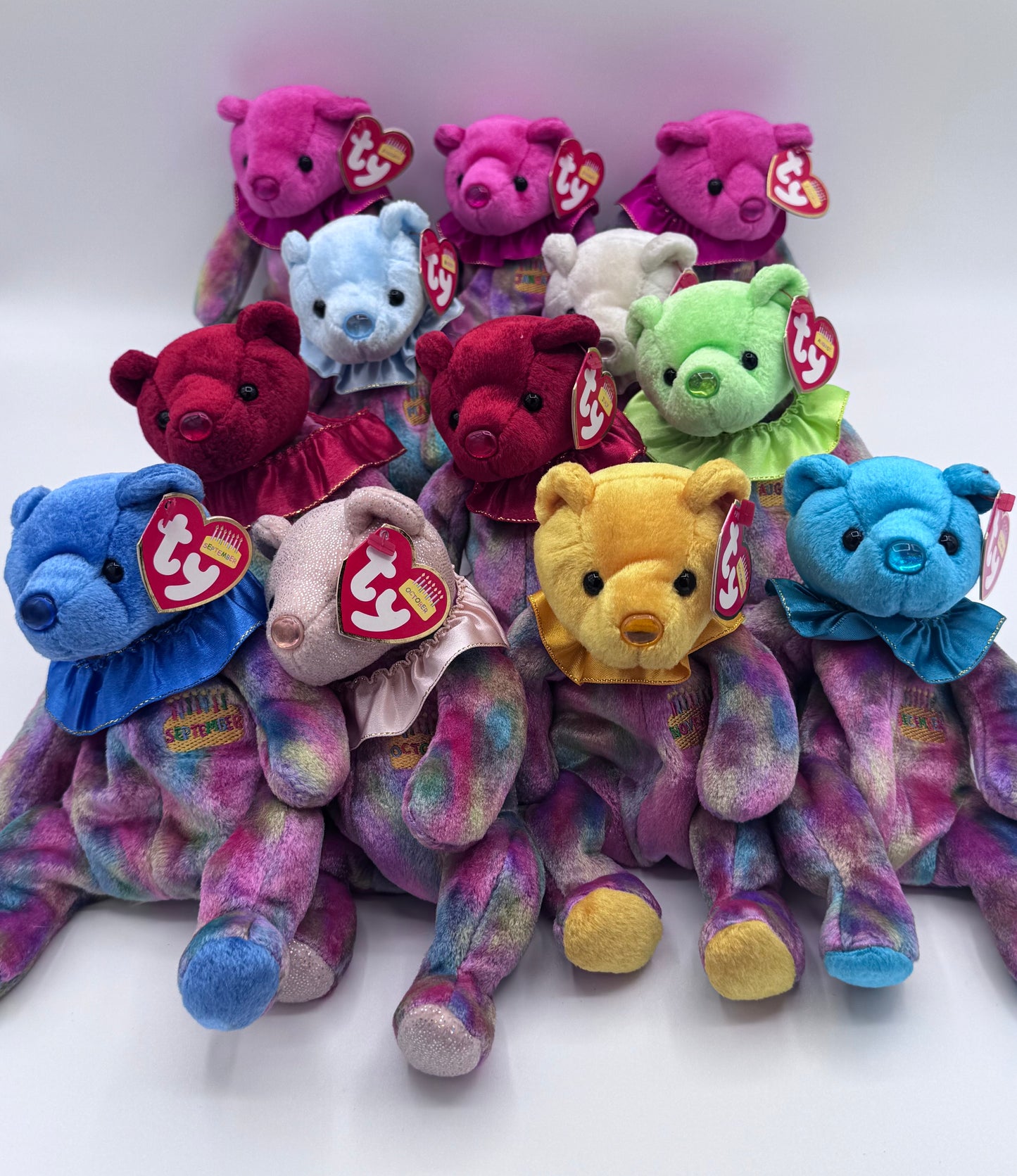 Beanie Babies TY - Hang Tags Birthday & Tush Tag 10th & 11th Gen Set of 12