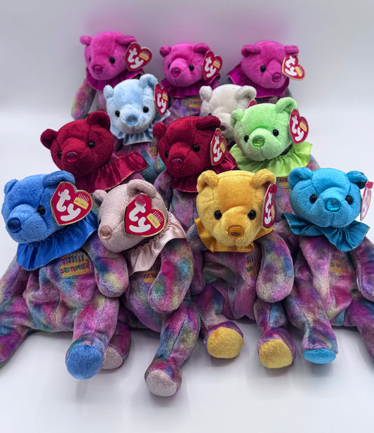 Beanie Babies TY - Hang Tags Birthday & Tush Tag 10th & 11th Gen Set of 12