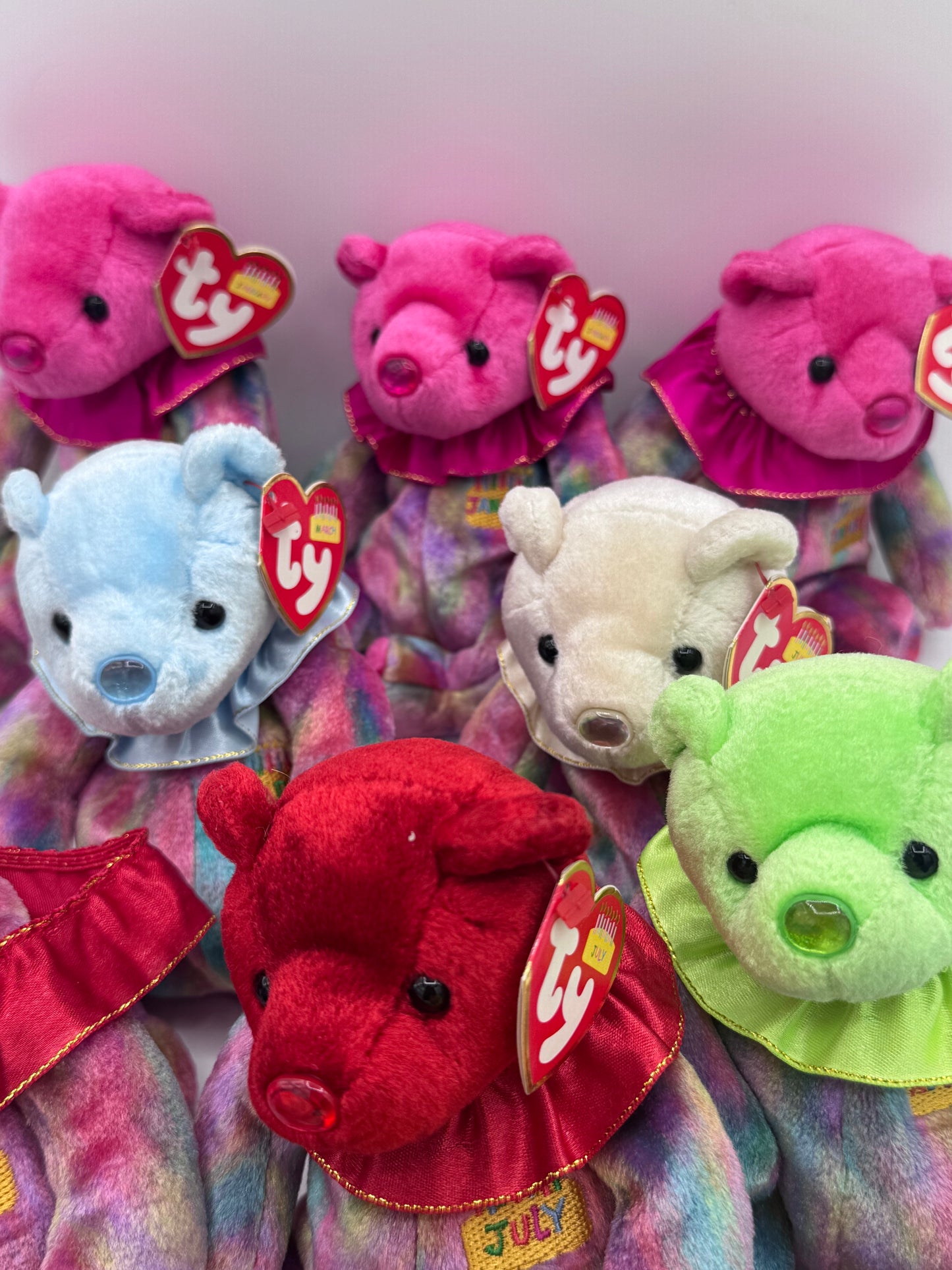 Beanie Babies TY - Hang Tags Birthday & Tush Tag 10th & 11th Gen Set of 12