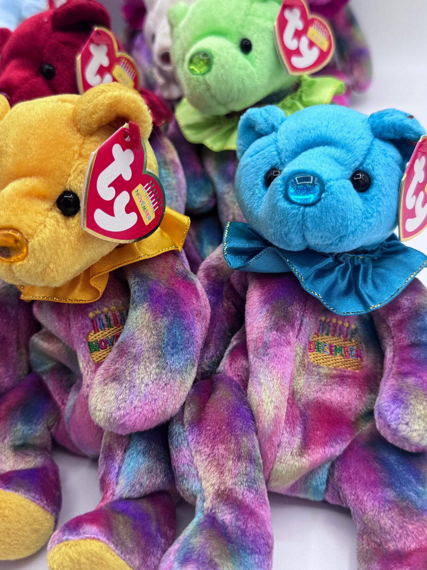 Beanie Babies TY - Hang Tags Birthday & Tush Tag 10th & 11th Gen Set of 12