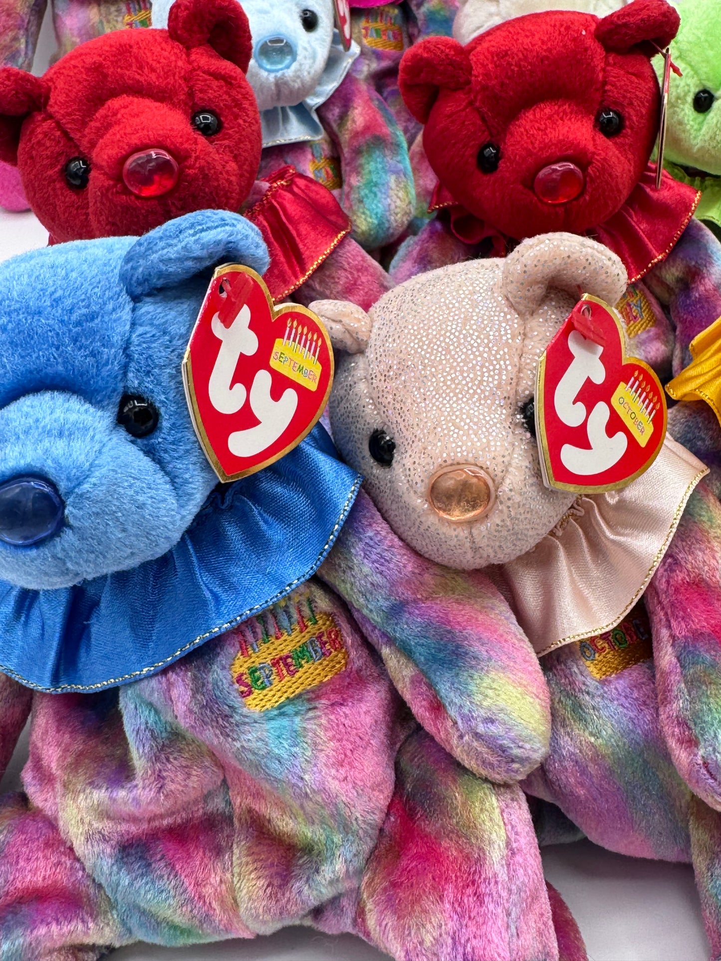 Beanie Babies TY - Hang Tags Birthday & Tush Tag 10th & 11th Gen Set of 12