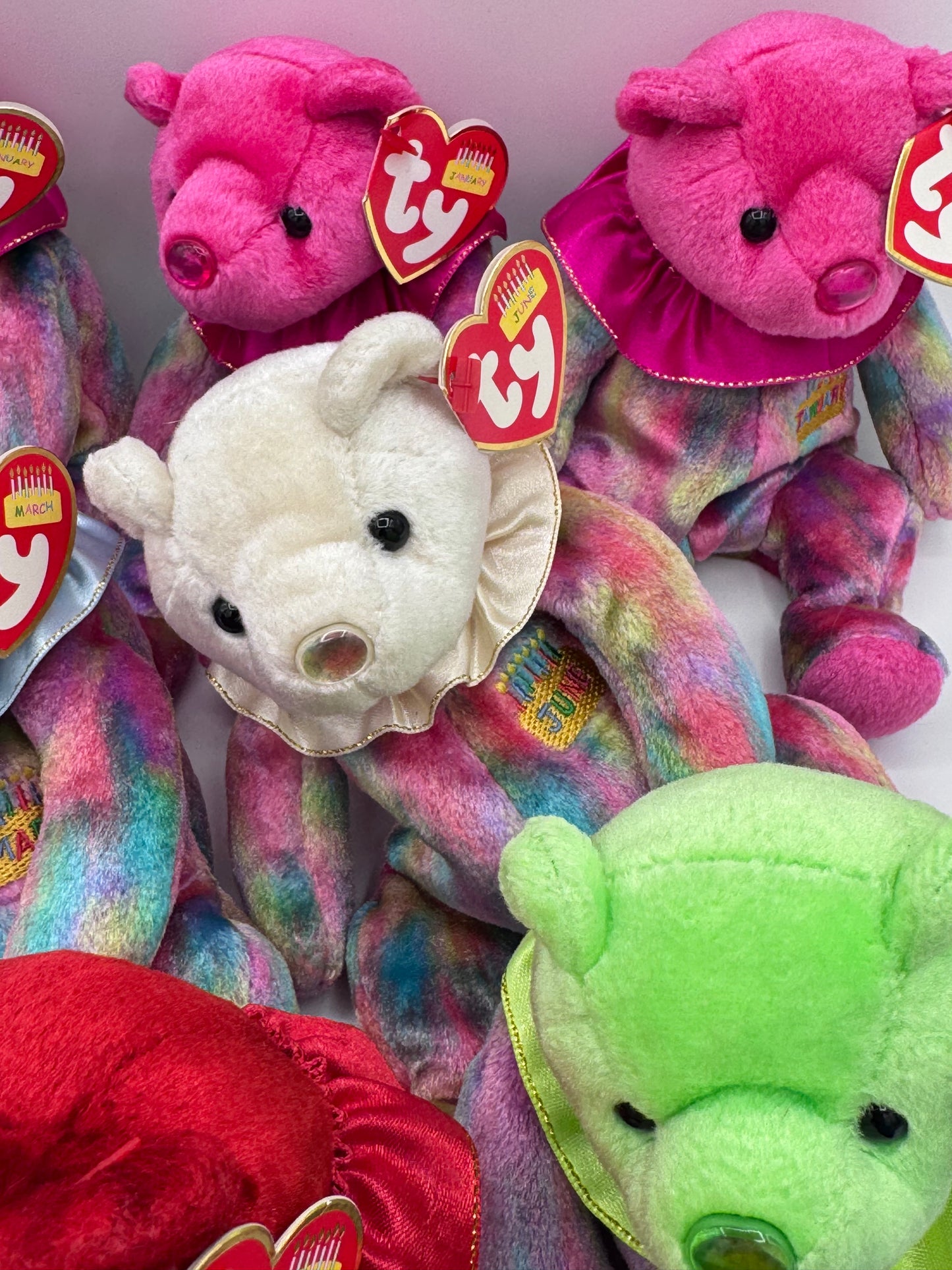 Beanie Babies TY - Hang Tags Birthday & Tush Tag 10th & 11th Gen Set of 12
