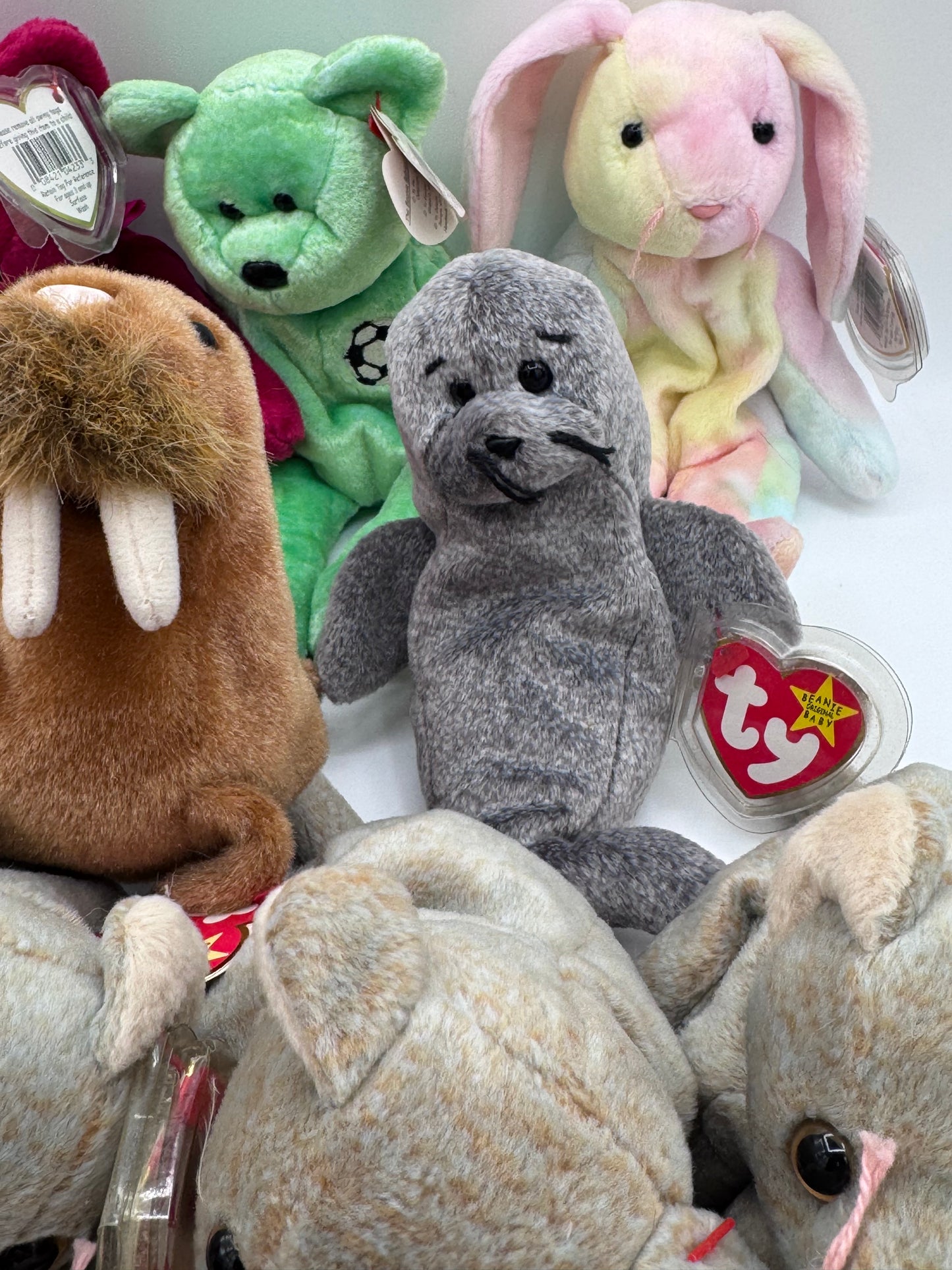 Beanie Babies TY-Hang Tag 5th Gen & Tush Tag 7th Gen Set of 15 babies