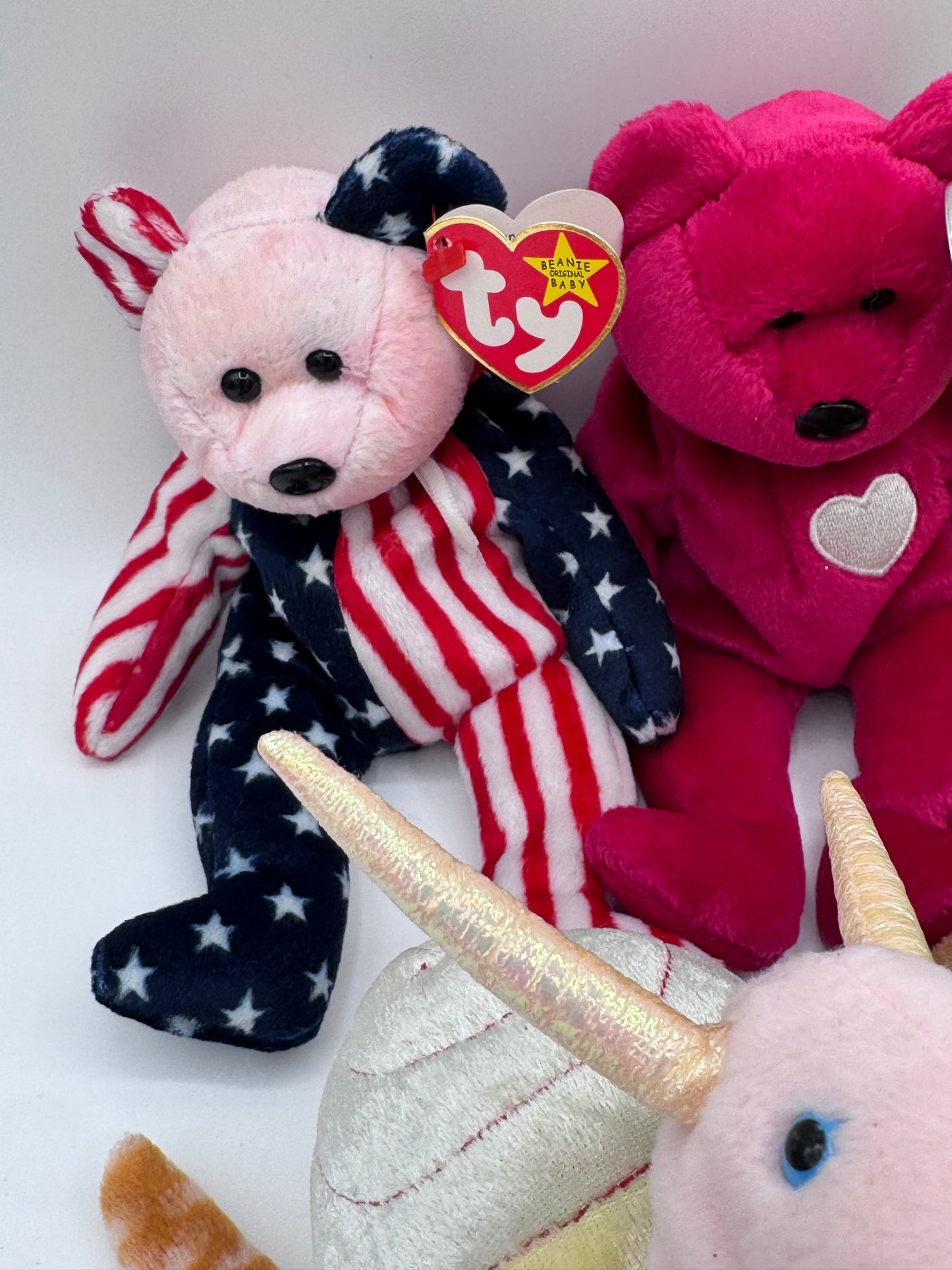 Beanie Babies TY-Hang Tag 5th Gen & Tush Tag 7th Gen Set of 15 babies